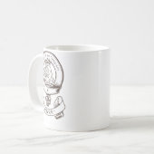 Greerの一族はマグに記章を付けます コーヒーマグカップ (正面左)