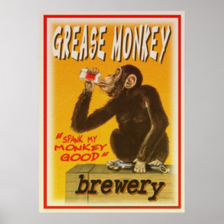 grees monkey breweryのポスター ポスター