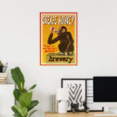 grees monkey breweryのポスター ポスター (ホームオフィス)