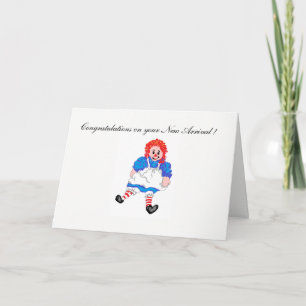 Greeting CardおめでとうYour Baby Girl カード