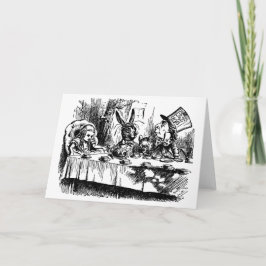 Greeting Cardイラストレーションアリスin Wonderland カード