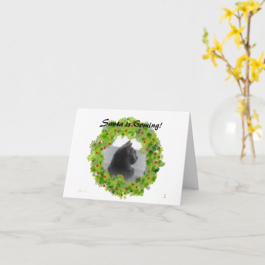 Greeting Card - Christmas Excitement カード (黄色い花)