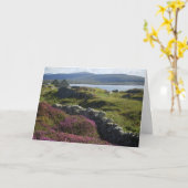 Greeting card : Connemara scenery カード (黄色い花)