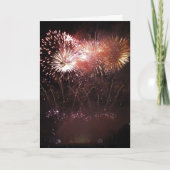 Greeting card : fireworks display カード (正面)