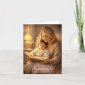 Greeting Card Grandma Reading To Child カード (正面)