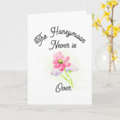 Greeting Card :  Honeymoon is Never Over . カード (黄色い花)