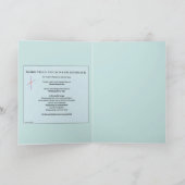 Greeting card " More than your warm embrace" カード (内部)