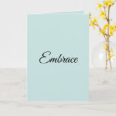Greeting card " More than your warm embrace" カード (黄色い花)