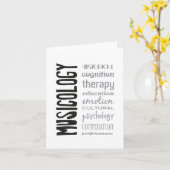 greeting card - MUSICOLOGY カード (黄色い花)