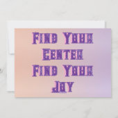 Greeting card navy blue and pink シーズンカード (裏面)