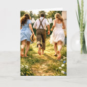 Greeting Card Nostalgic Backyard Memories カード (正面)