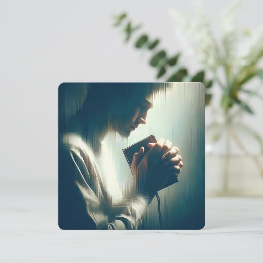 Greeting Card, "Prayful Moments" カード (スタンド正面)