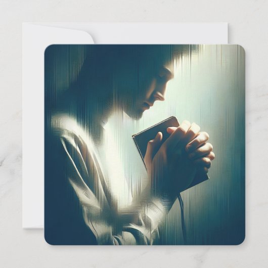 Greeting Card, "Prayful Moments" カード (正面)