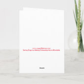 Greeting Card, Standard white envelopes included シーズンカード (裏面)