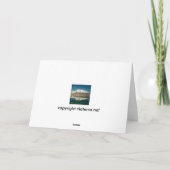 Greeting card : the Blue Mosque at night カード (裏面)