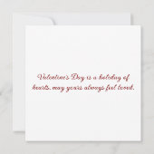 Greeting card with doves in love (裏面)