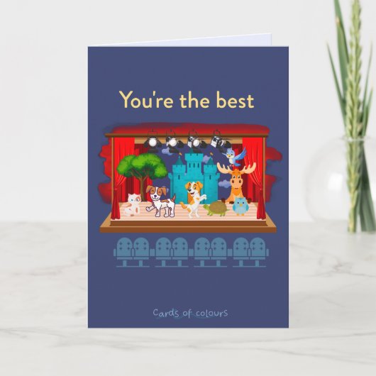 Greeting card You are the best シーズンカード (正面)