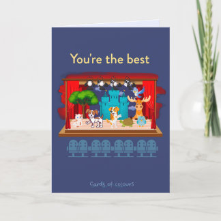 Greeting card You are the best シーズンカード