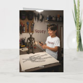  Greeting Cards by Nosey Citra  箔グリーティングカード (裏面)