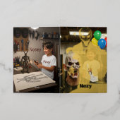  Greeting Cards by Nosey Citra  箔グリーティングカード (外側レイダウン)