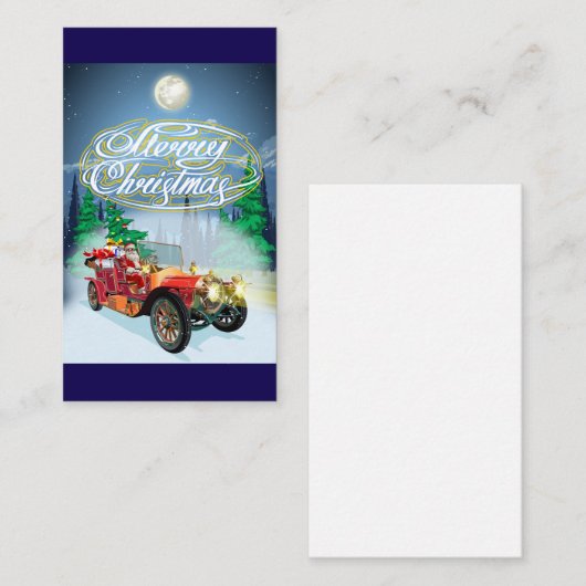 Greeting Christmas card エンクロージャーカード (正面/裏面)