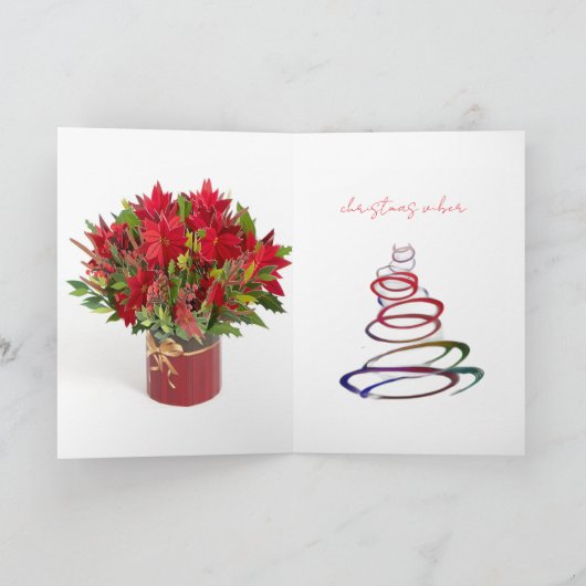 greeting christmas  card カード (内部)