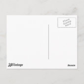 Greeting from Indianaヴィンテージはがき ポストカード (裏面)