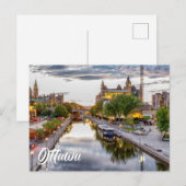 Greeting From Ottawa, Ontario, Canada ポストカード (正面/裏面)