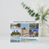 Greeting from St. Augustine Postcard ポストカード (スタンド正面)