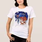 Greeting from the North Moose Village トライブレンドＴシャツ (正面)