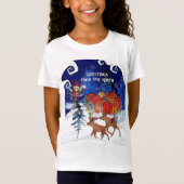 Greeting from the North Moose Village Kid's tee Tシャツ (正面)