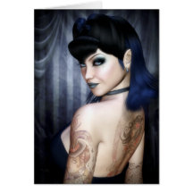 Greeting Sophie Vampire Queen夫人かメッセージカード