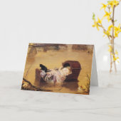 Greetingcard With John Everett Millais'絵画s カード (黄色い花)