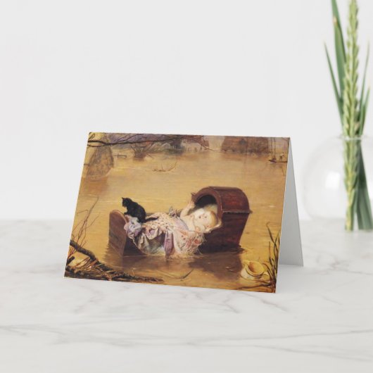 Greetingcard With John Everett Millais'絵画s カード (正面)