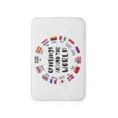 Greetings around the world, Hello in all languages バスマット (正面縦)