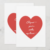 Greetings Card –“ Congrats You’ve Stolen My Heart" シーズンカード (正面/裏面)