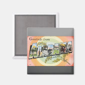 Greetings From Alabama,ヴィンテージ マグネット (正面/裏面)