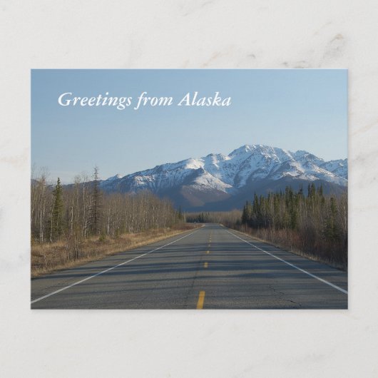 Greetings from Alaska ポストカード (正面)
