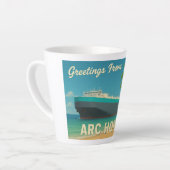 "Greetings From ARC Honor" Latte Mug カフェラテマグ (左アングル)