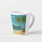 "Greetings From ARC Honor" Latte Mug カフェラテマグ (右アングル)
