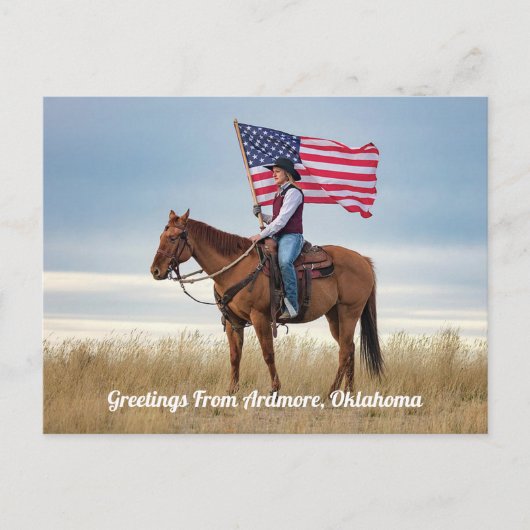 Greetings From Ardmore,Oklahoma ポストカード (正面)