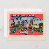 Greetings from Austin Texas Large Letter Postcard ポストカード (正面/裏面)