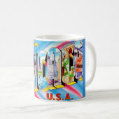  Greetings from Chicago Crazy Colorful Mug コーヒーマグカップ (正面右)