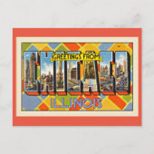 Greetings from Chicago, Illinois ポストカード (正面)