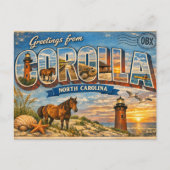 Greetings from Corolla ポストカード (正面)