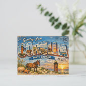 Greetings from Corolla ポストカード (スタンド正面)