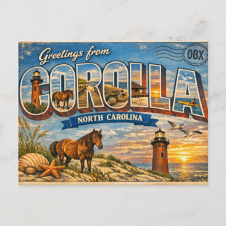 Greetings from Corolla ポストカード