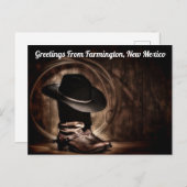 Greetings From Farmington, New Mexico ポストカード (正面/裏面)