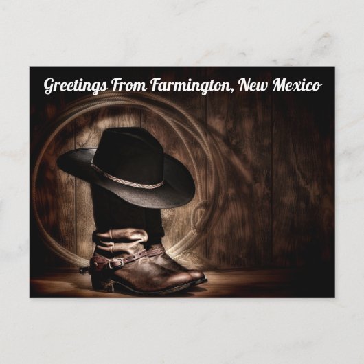 Greetings From Farmington, New Mexico ポストカード (正面)