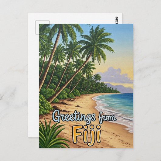 Greetings from Fiji ポストカード (正面/裏面)